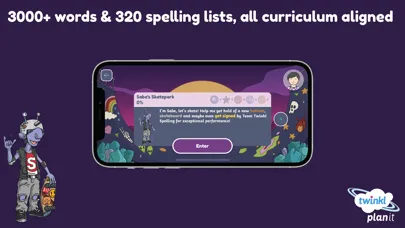 Capturas de pantalla de Twinkl Spelling Bee