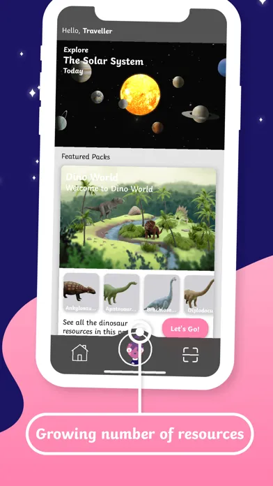 Capturas de tela do Twinkl LeARn & Explore