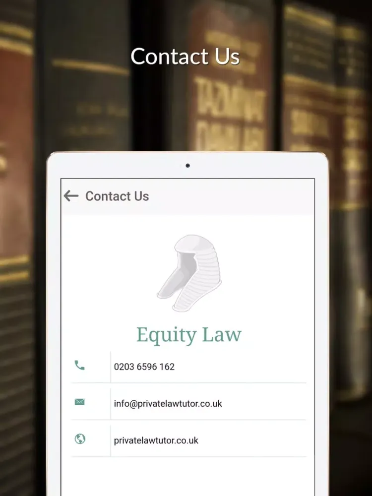 تصاویر Equity And Trusts Law iPad 