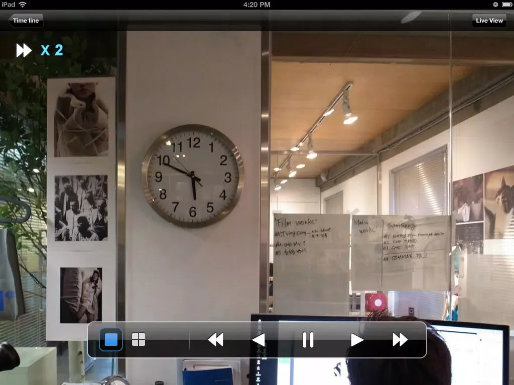 ภาพหน้าจอของ VXH264 PRO iPad 