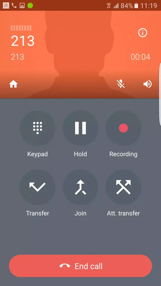 Capturas de pantalla de Softphone