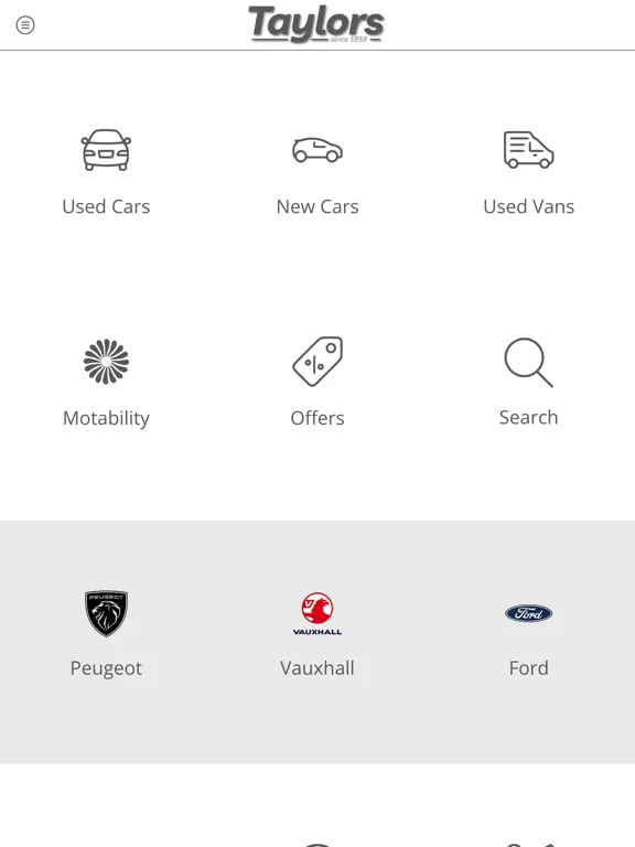 Taylors Motor Group iPad 应用截图