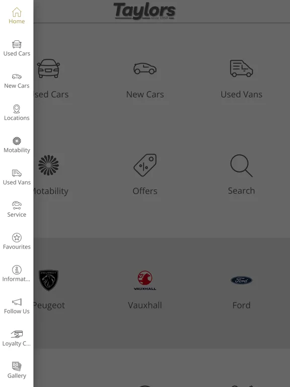 Taylors Motor Group iPad 应用截图