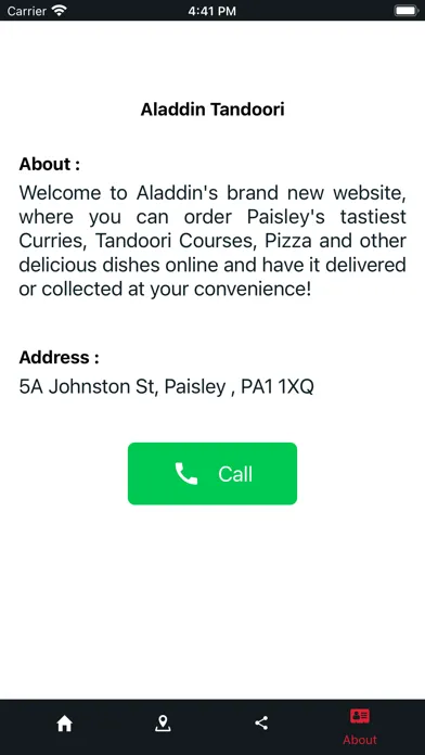 Aladdin Tandoori Takeaway應用截圖
