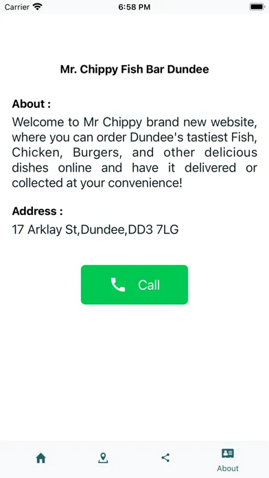 Mr chippy Fish Bar Dundee應用截圖