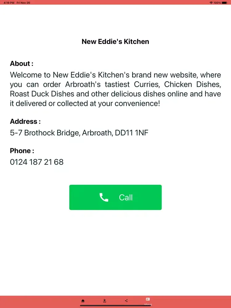 Ảnh chụp màn hình của New Eddie's Kitchen iPad 