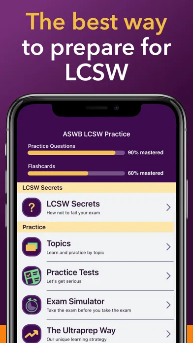 LCSW Practice Test 2024 سکرین شاٹس