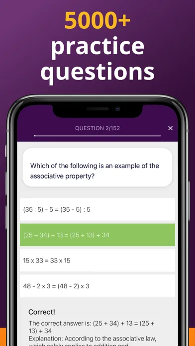 Capturas de tela do Accuplacer Practice Test 2024