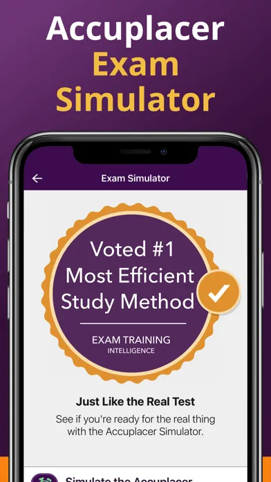 Capturas de tela do Accuplacer Practice Test 2024