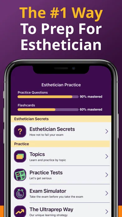 Esthetician Exam Study Guide スクリーンショット