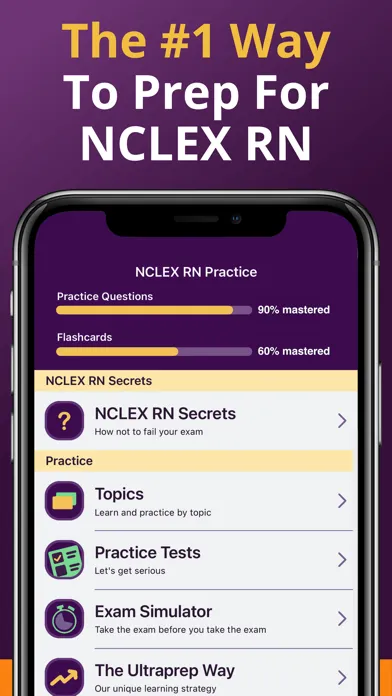 Zrzuty ekranu NCLEX RN Practice Tests 2024