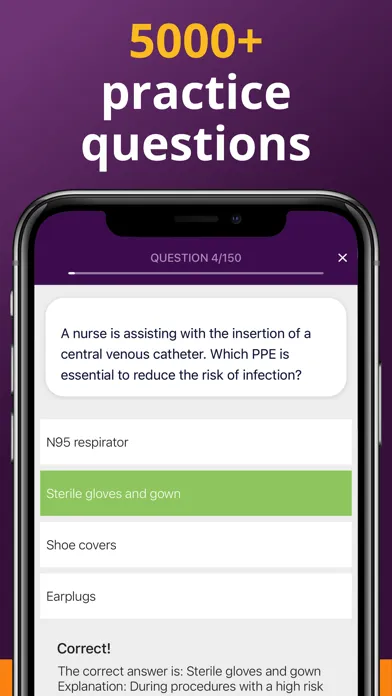 Zrzuty ekranu NCLEX RN Practice Tests 2024