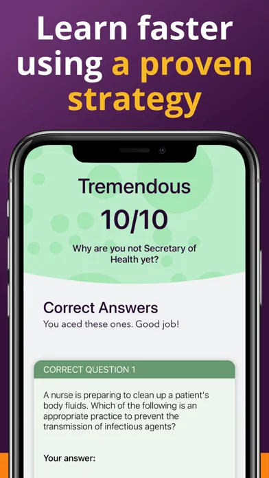 Zrzuty ekranu NCLEX RN Practice Tests 2024
