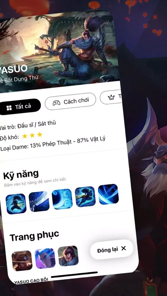 Tangkapan skrin Tốc Chiến Guide