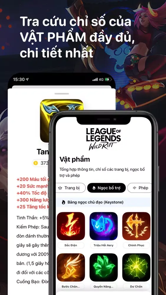 Tangkapan skrin Tốc Chiến Guide
