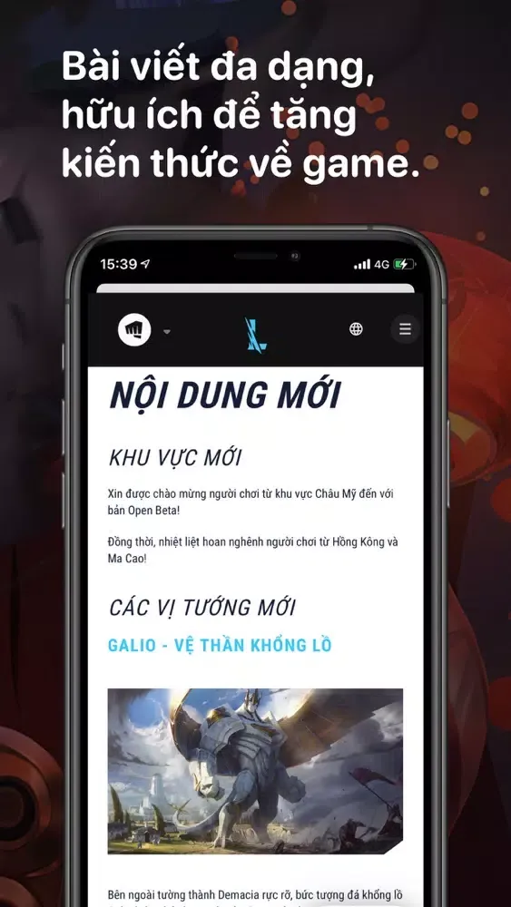 Tangkapan skrin Tốc Chiến Guide