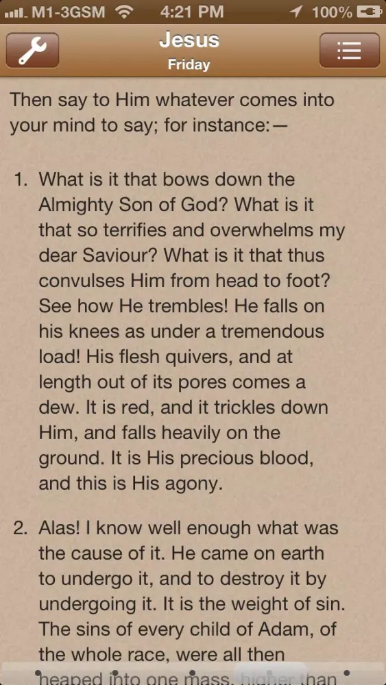 Eight Days: Catholic Meditations by Venerable John Henry Newman应用截图