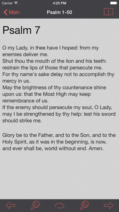 Catholic Psalter of the Blessed Virgin Mary Lite سکرین شاٹس
