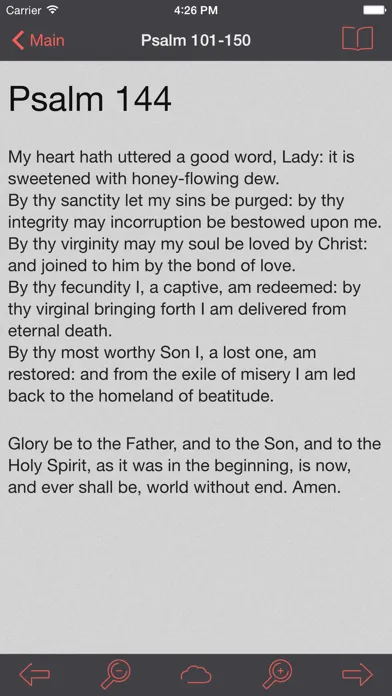 Catholic Psalter of the Blessed Virgin Mary Lite سکرین شاٹس