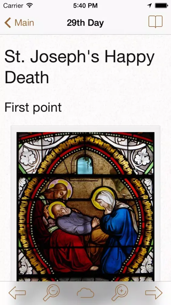 Capturas de pantalla de Saint Joseph: Catholic Meditations for Every Day in a Month