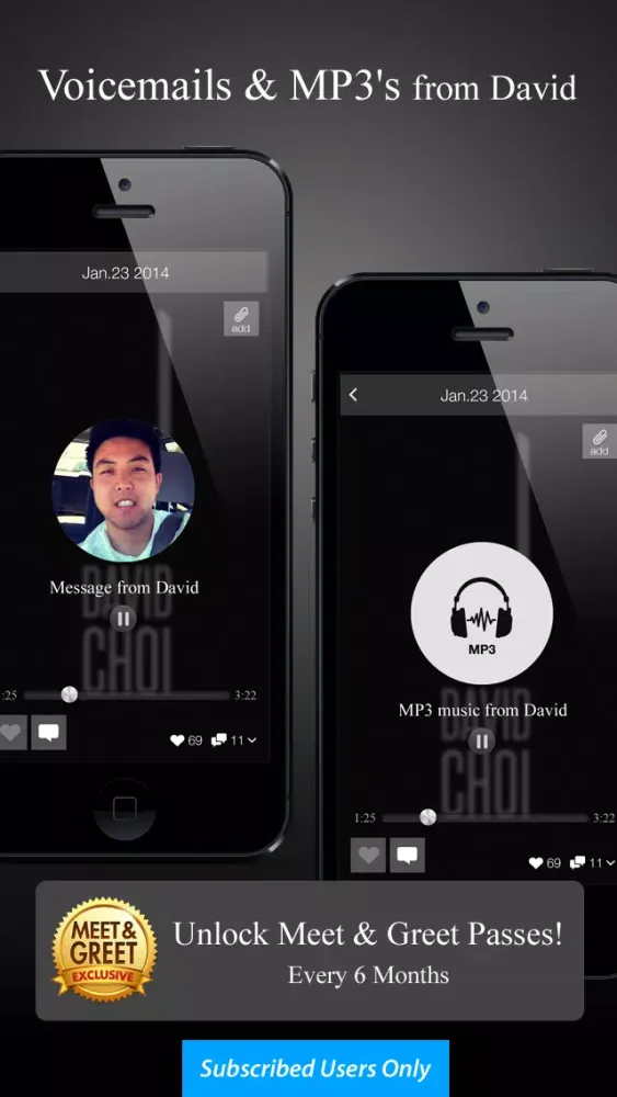 Скриншоты David Choi Official App