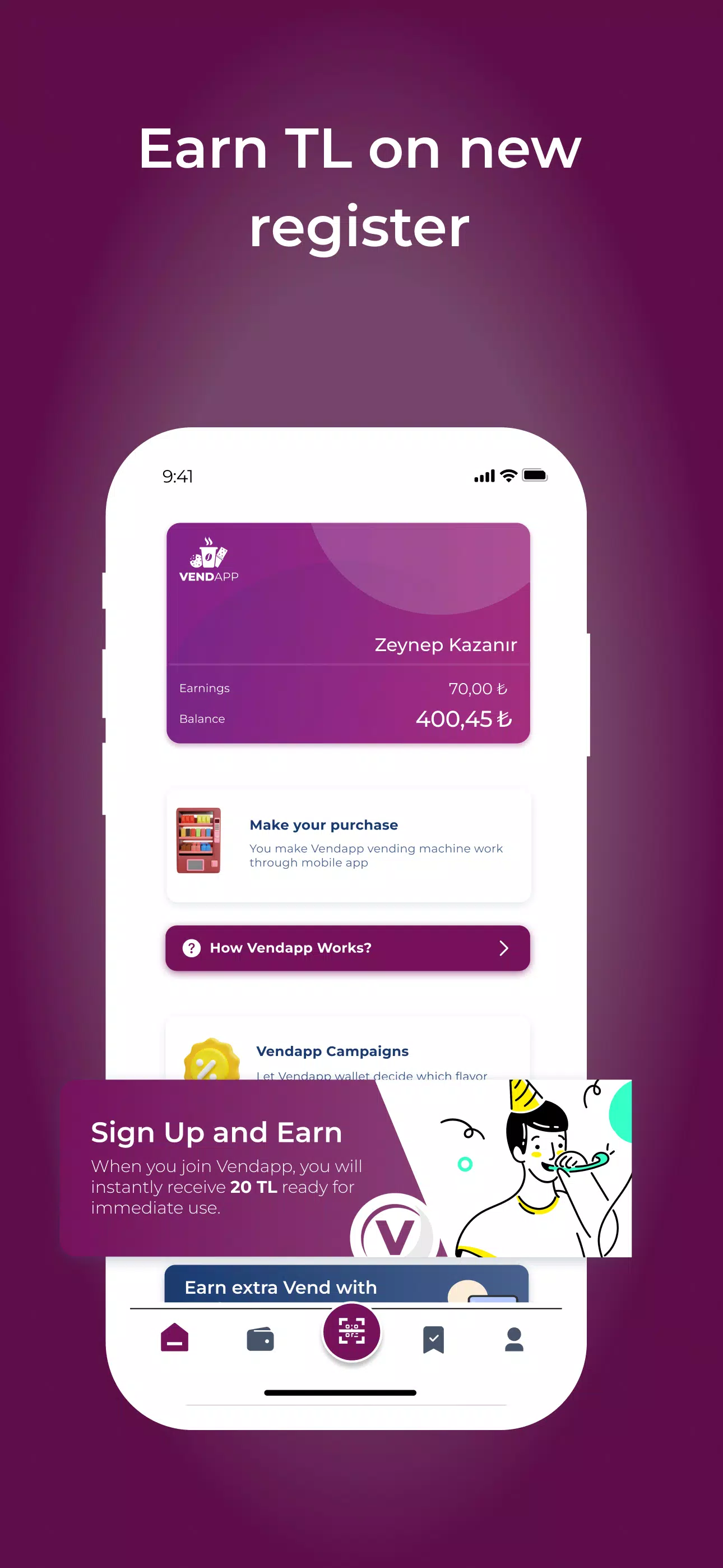 Vendapp Screenshots