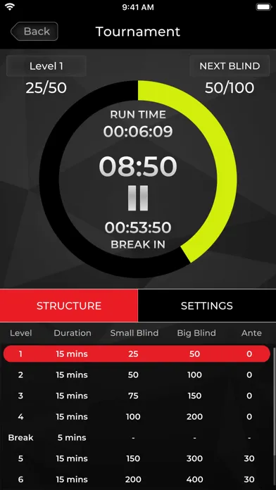 Global Poker Clock স্ক্রিনশট