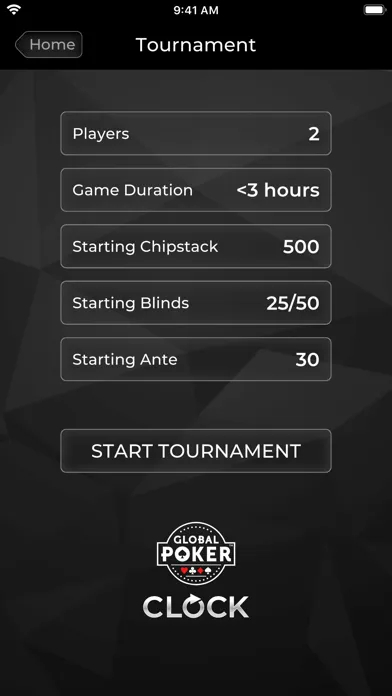 Global Poker Clock স্ক্রিনশট