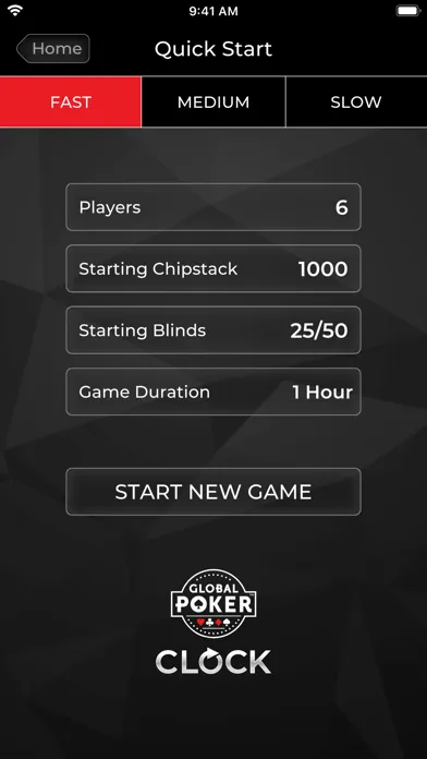 Global Poker Clock স্ক্রিনশট