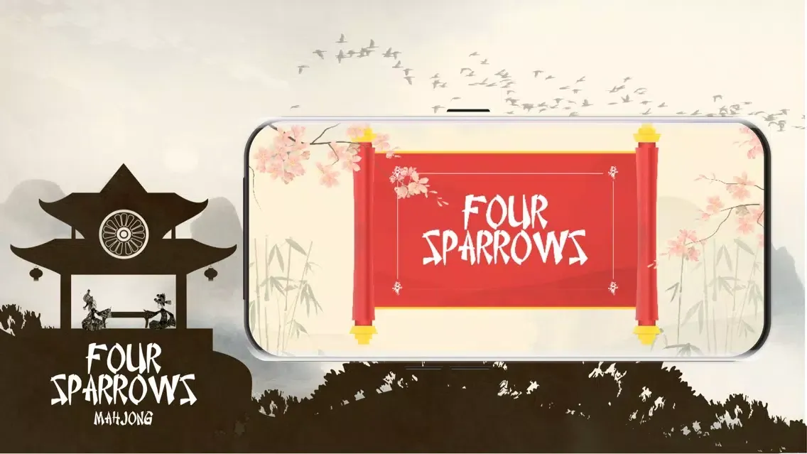 Ảnh chụp màn hình của Four Sparrows Mahjong