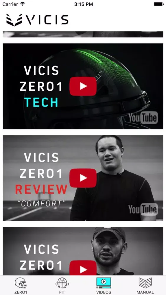 VICIS: REVOLUTIONARY HELMET TECHNOLOGY स्क्रीनशॉट