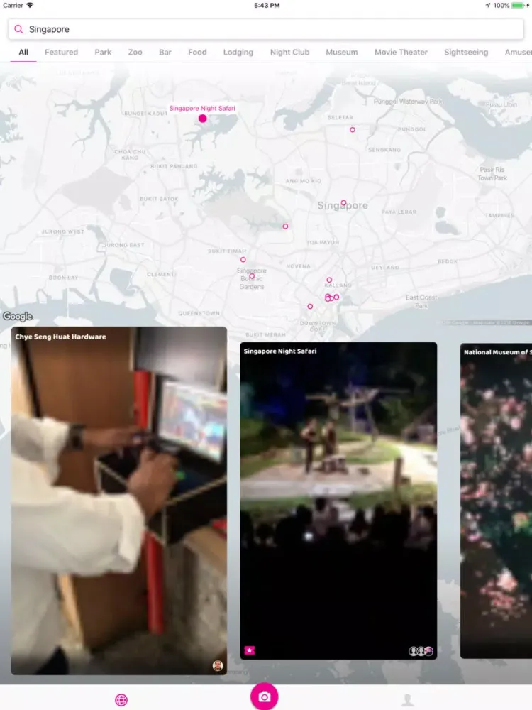 Ảnh chụp màn hình của Vidi - Video Travel Discovery iPad 