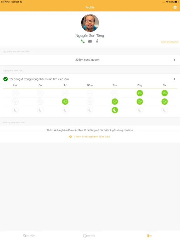 Viec.Co - Việc làm linh hoạt iPad  Screenshots