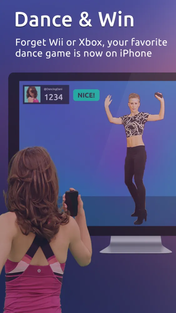 Zrzuty ekranu Jamo = Dance games from Wii. Now just dance with iPhone on the go. Not affiliated with Zumba fitness.