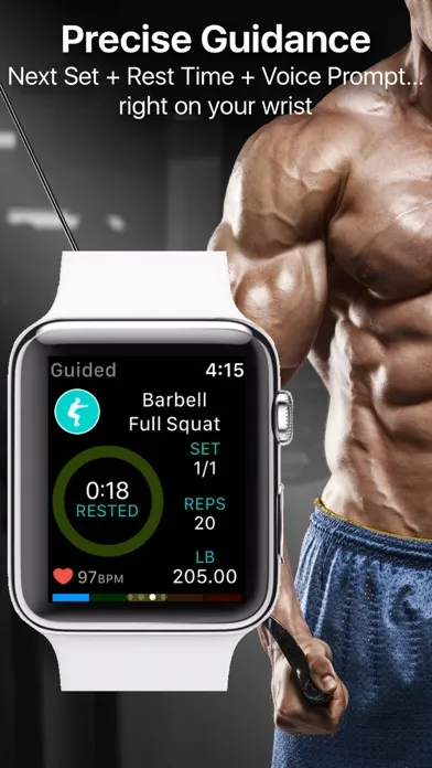 Capturas de tela do Gymatic Workout Tracker