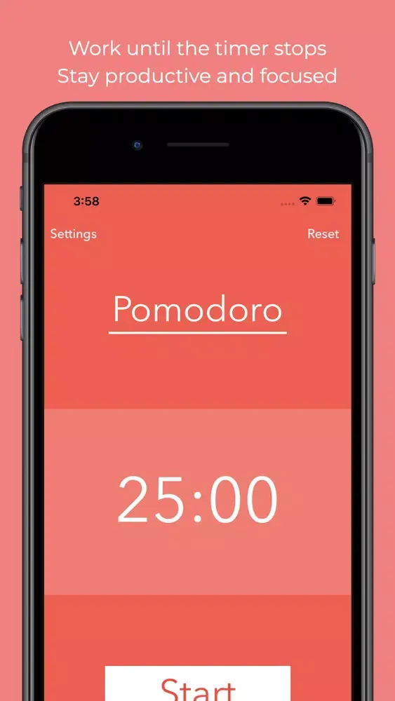 Captures d'écran de Pomodoro - Simple Focus Timer