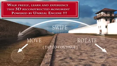 Hadrian's Wall. The most heavily fortified border in the Roman Empire - Virtual 3D Tour & Travel Guide of Brunton Turret (Lite version) スクリーンショット