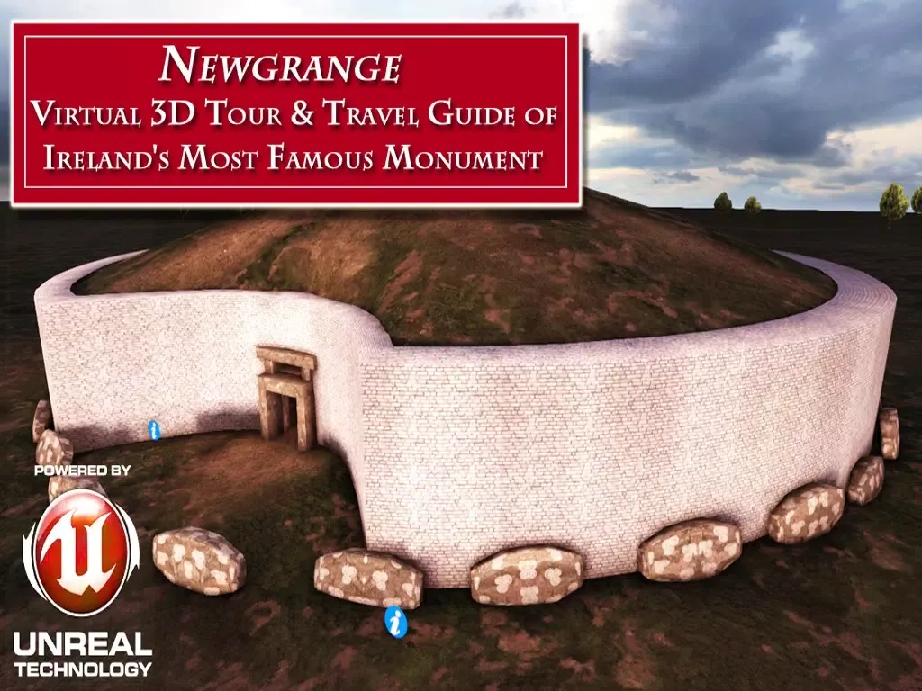 Ảnh chụp màn hình của Newgrange - Virtual 3D Tour & Travel Guide of Ireland's most famous monument (Lite version) iPad 