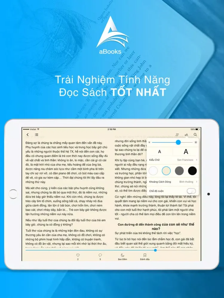 Tangkapan layar aBooks - Sách Truyện Online iPad 