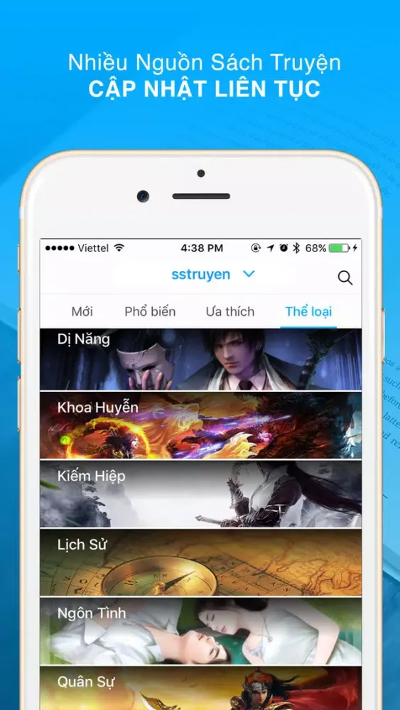 Tangkapan layar aBooks - Sách Truyện Online