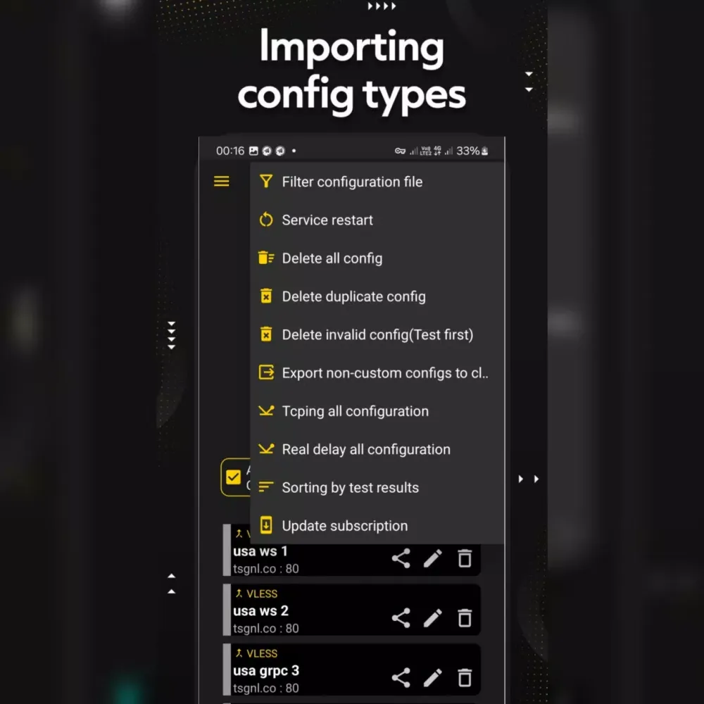 Giga vpn Screenshots