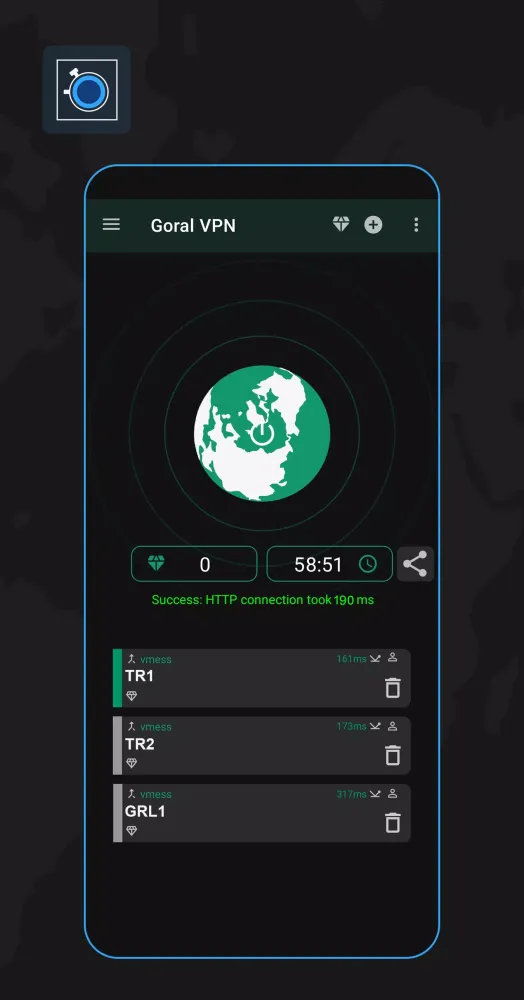 Capturas de pantalla de Goral VPN: Fast & Super Secure
