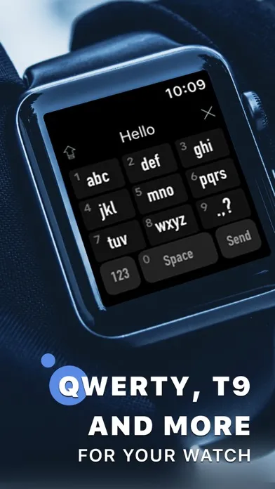 Tangkapan skrin WatchKey: Keyboard for Watch