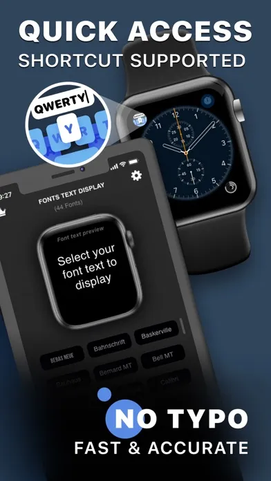 Tangkapan skrin WatchKey: Keyboard for Watch