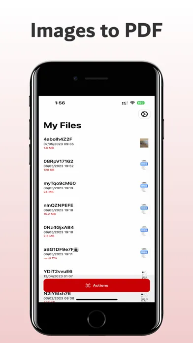 Captures d'écran de PDFer: Convert Image to PDF