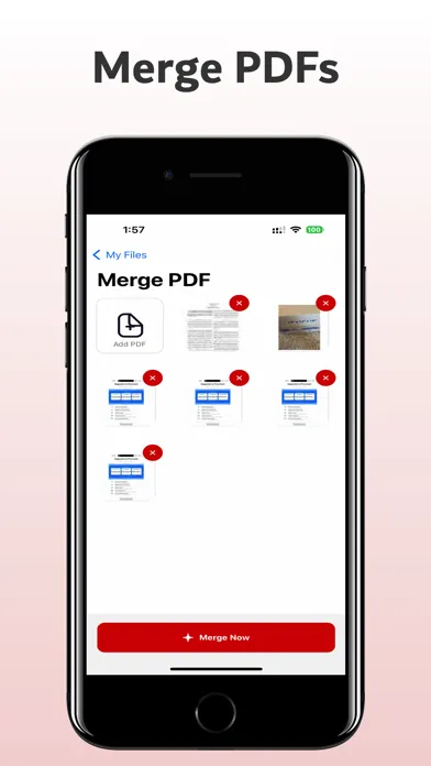 Captures d'écran de PDFer: Convert Image to PDF