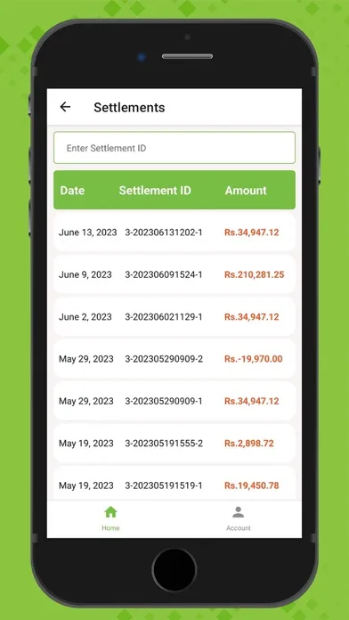 Capturas de tela do WEBXPAY