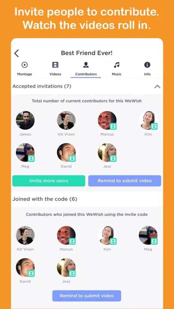 WeWish Group Video应用截图
