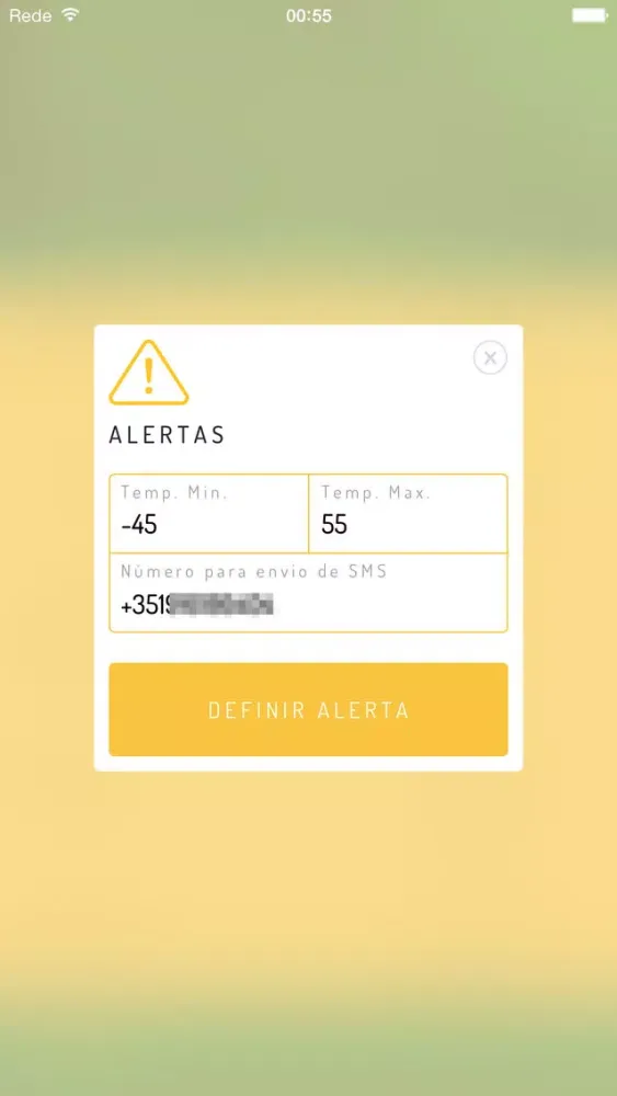 Qold - a cold chain monitoring service Screenshots