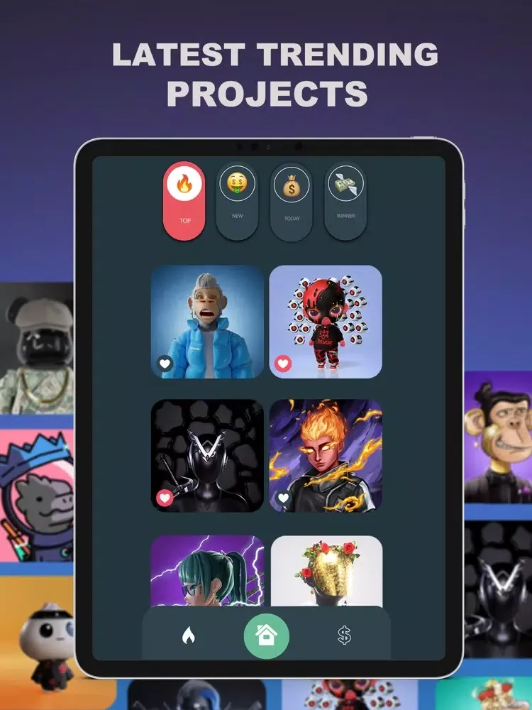 Capturas de pantalla de Rarity Sniper : NFT Calendar iPad 